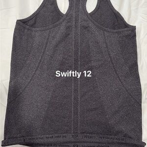 Gray lululemon swiftly tech 12